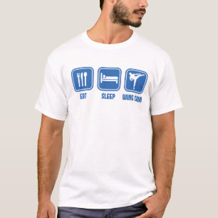 Eat Sleep Wing Chun Martial Arts expert t-shirt