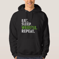 Eat Sleep Wrestle Repeat - Wrestler Boy Men