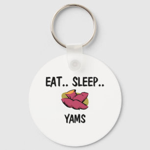 Eat Sleep YAMS Keychain