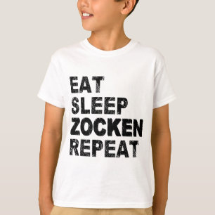 Eat Sleep Zocken Repeat T-Shirt