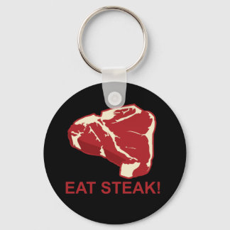 Eat STeak Keychain