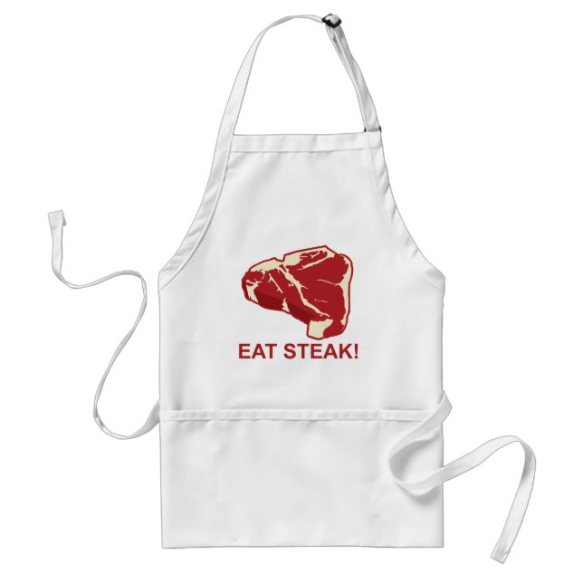 Eat STeak Standard Apron (Front)