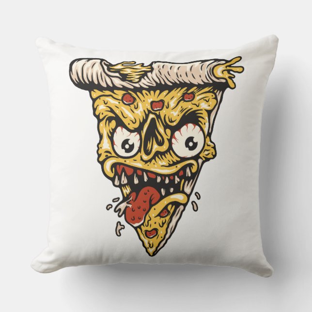 Eat That Pizza Throw Pillow – Cozy, Cheesy and Fun (Front)