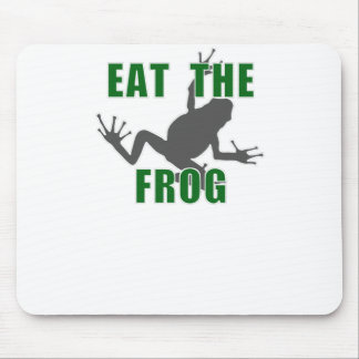 Eat The Frog - Entrepreneur Motivation Quote Mouse Pad