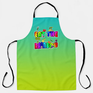 eat the rainbow apron