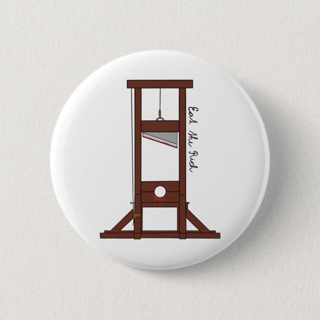 Eat The Rich  2 Inch Round Button (Front)
