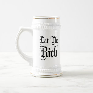 Eat the Rich Beer Stein