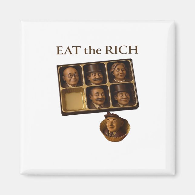 Eat The Rich Classic Magnet (Front)