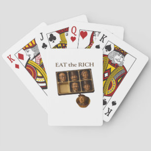 Eat The Rich Classic Playing Cards