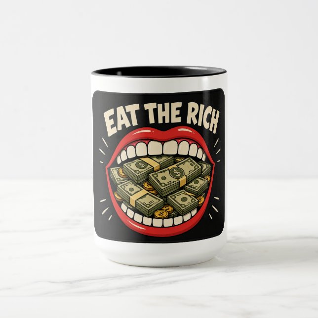 EAT THE RICH MUG (Center)