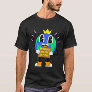 Eat the rich will save the planet earth protest T-Shirt