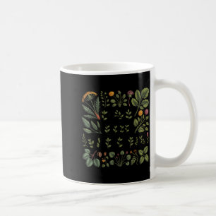 Eat the weeds funny foraging wild edible botanical coffee mug