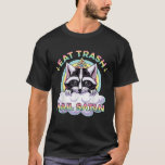 Eat Trash Hail Satan Cute Raccoon Satanic Garbage  T-Shirt<br><div class="desc">Eat Trash Hail Satan Cute Raccoon Satanic Garbage Squad</div>