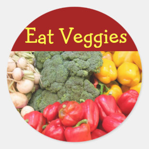 Eat Veggie stickers