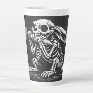 Eat Veggies   – Dead Rabbit by BurnsInHell Latte Mug