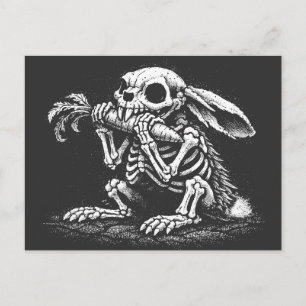 Eat Veggies – Dead Rabbit by BurnsInHell Postcard