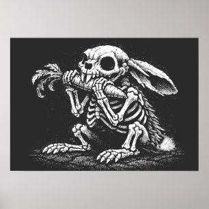Eat Veggies   – Dead Rabbit by BurnsInHell Poster