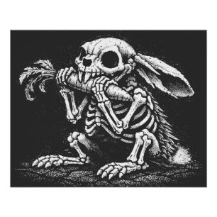 Eat Veggies   – Dead Rabbit by BurnsInHell Poster