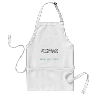 eat well and travel standard apron