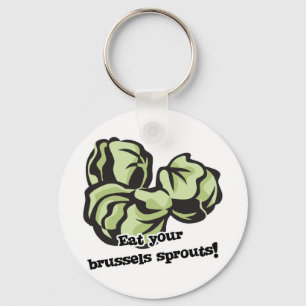 eat your brussels sprouts keychain