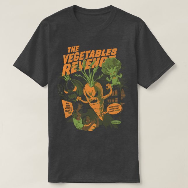 Eat your Vegetables  T-Shirt (Design Front)