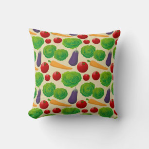 Eat Your Vegetables Throw Pillow
