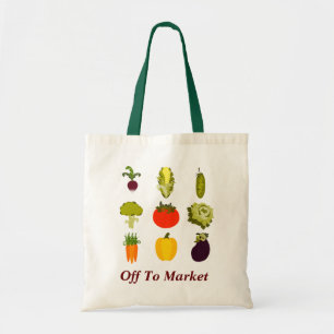 Eat Your Veggies Grocery Bag