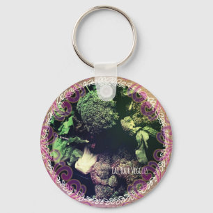Eat Your Veggies Keychain