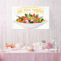 Eat Your Veggies Quote fresh salad mix bowl
