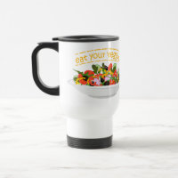 Eat Your Veggies Quote fresh salad mix bowl