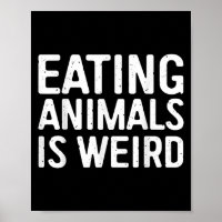 Eating Animals Is Weird Shirt Men Women Kid Vegan