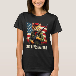 Eating Cats Lives Problem Funny Donald Trump 2024  T-Shirt