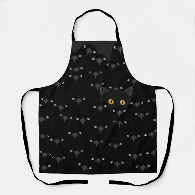 Eating Crow Allover Apron (Front)