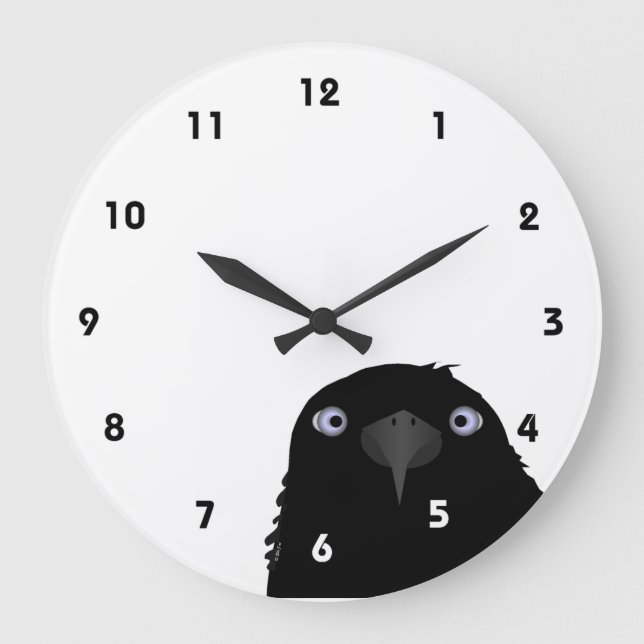 Eating Crow Clock (Front)