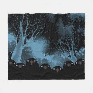 Eating Crow Fleece Blanket