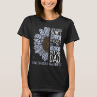 Eating Disorder Awareness Ribbon Dad Warrior
