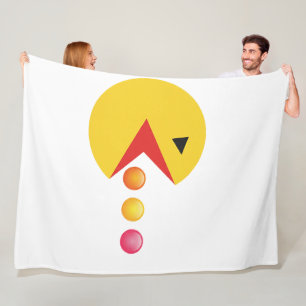 Eating Dot Fleece Blanket