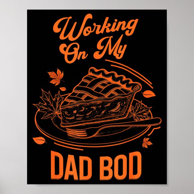 Eating For Two Thanksgiving Couples Pregnancy Anno Poster (Front)