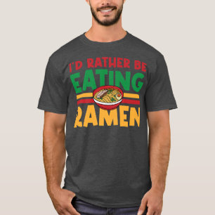 Eating Ramen Noodles Food Japanese Culture Premium T-Shirt