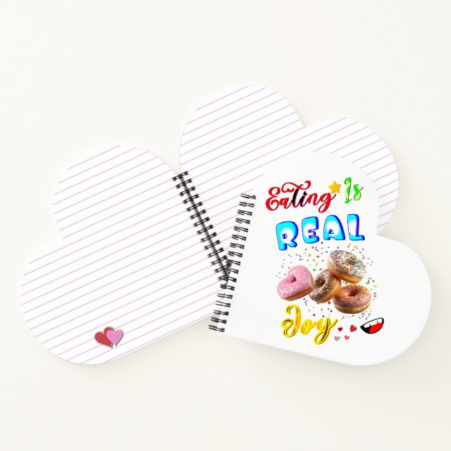 Eating Stationery Is Real Joy Notebook (Inside)