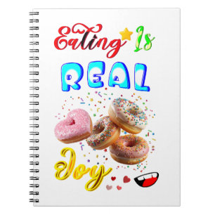 Eating Stationery Is Real Joy Notebook