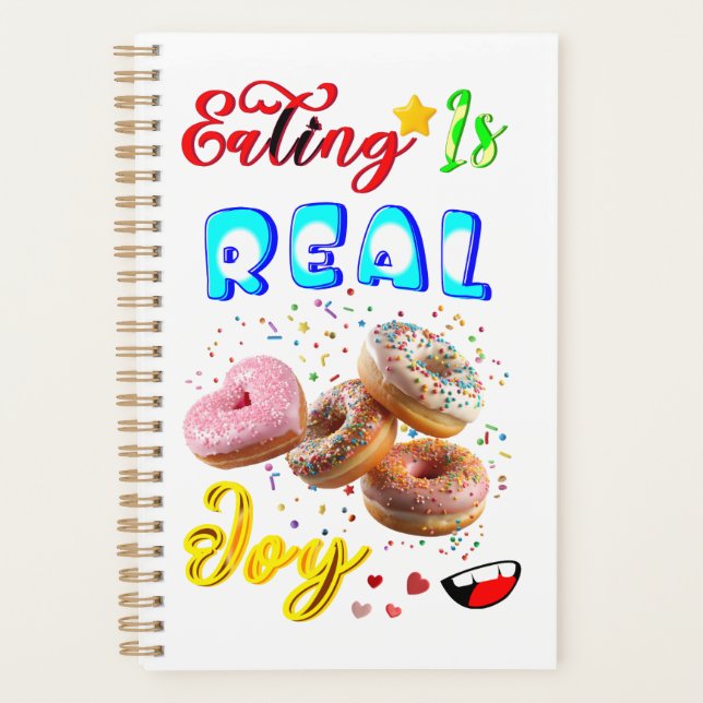 Eating Stationery Is Real Joy Planner (Front)