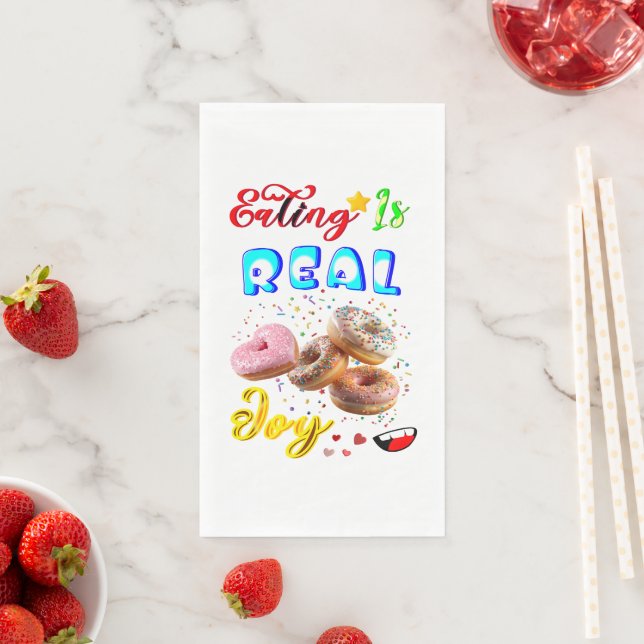 Eating Tableware Is Real Joy Napkin (Insitu)