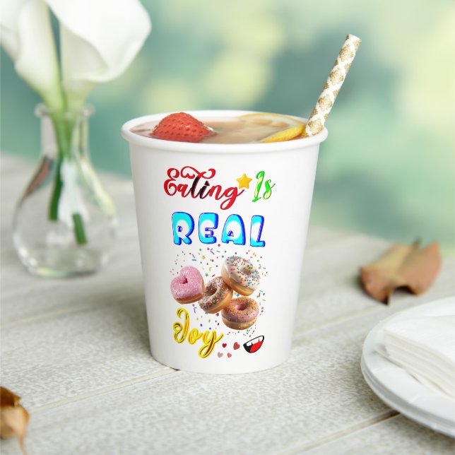 Eating Tableware Is Real Joy Paper Cups (Insitu)