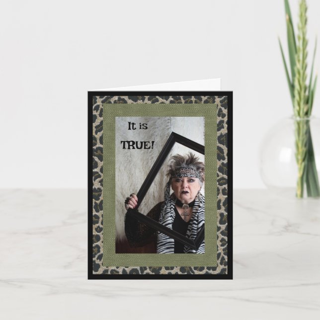 Eating too much at Thanksgiving Card (Front)