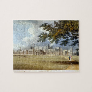 Eaton Hall, Entrance Front, from Ackermann's 'Repo Jigsaw Puzzle