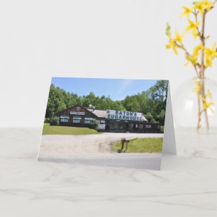Eaton's Sugarhouse - Folded Greeting Card