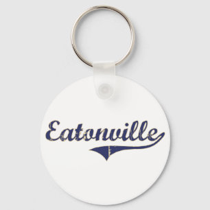 Eatonville Washington Classic Design Keychain
