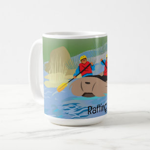 Eau Blanche Conception de Rafting Café Mug
