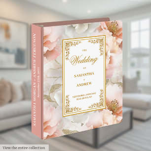 Eau de couleur bleu mariage 3 anneau classeur